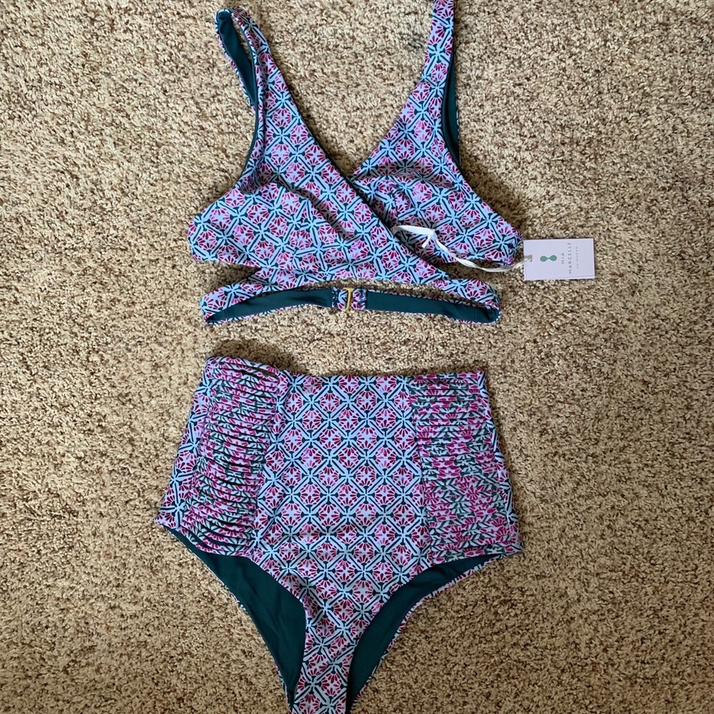 New NWT Mia Marcelle High Waist Bikini